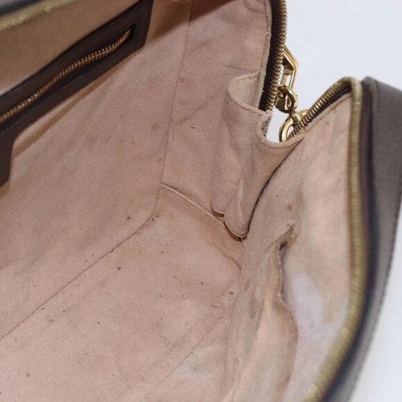 GUCCI Ophidia GG Supreme Web Sherry Line Bag PVC Beige 550622 Auth 149185 - Picture 12 of 16